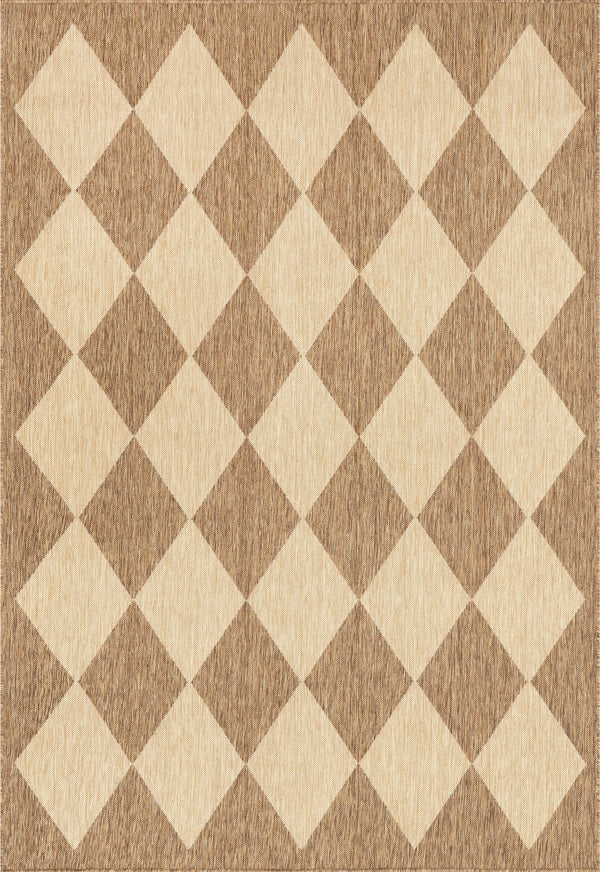 nuLOOM Sabina Diamond Trellis Indoor/Outdoor Area Rug - Beige 5' x 8'