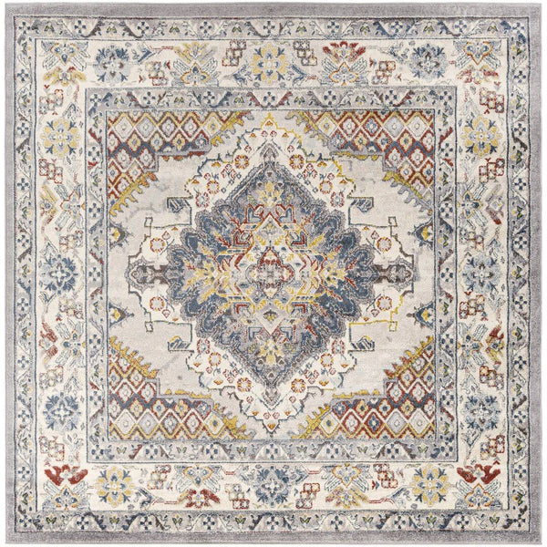Kopf Oriental Gray Area Rug Lark Manor Rug Size: Square 710x22