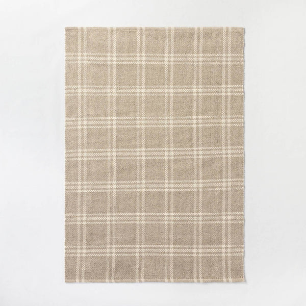 5' x 7' Cottonwood Plaid Wool/Cotton Area Rug - Threshold Designed with Studio McGee