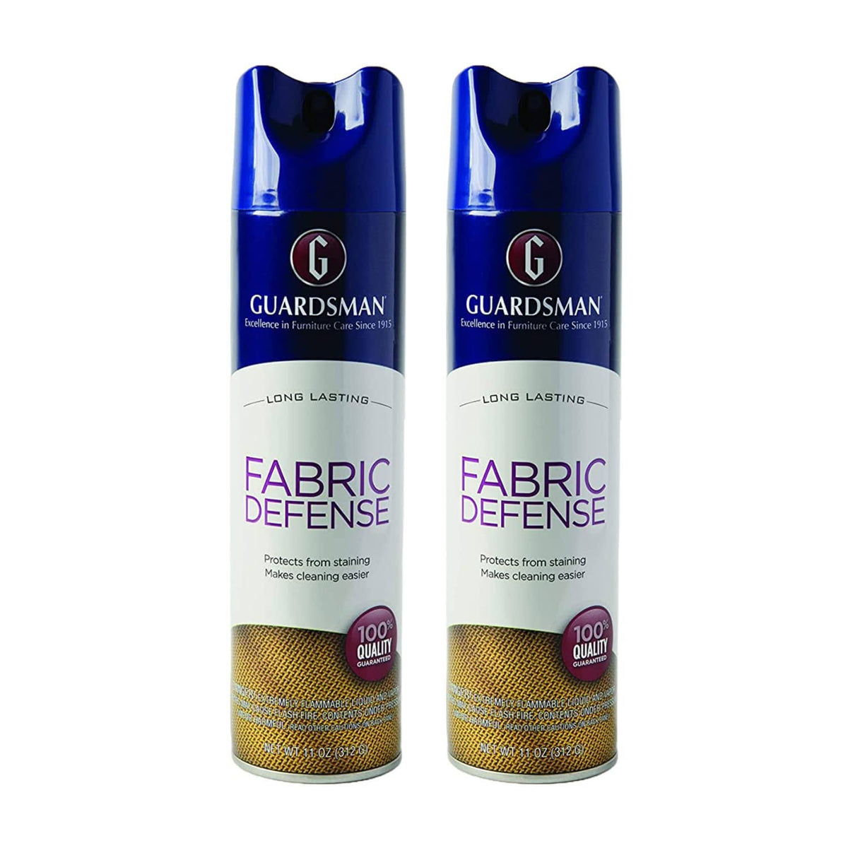 Guardsman Fabric Defense & Upholstery Protector Blocks Stains and Repels Liquid, Use on Microfiber, Rugs, Carpeting, Fabric Apparel, Easy Clean,