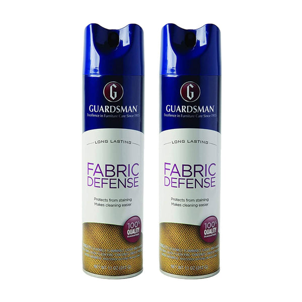 Guardsman Fabric Defense & Upholstery Protector Blocks Stains and Repels Liquid, Use on Microfiber, Rugs, Carpeting, Fabric Apparel, Easy Clean,
