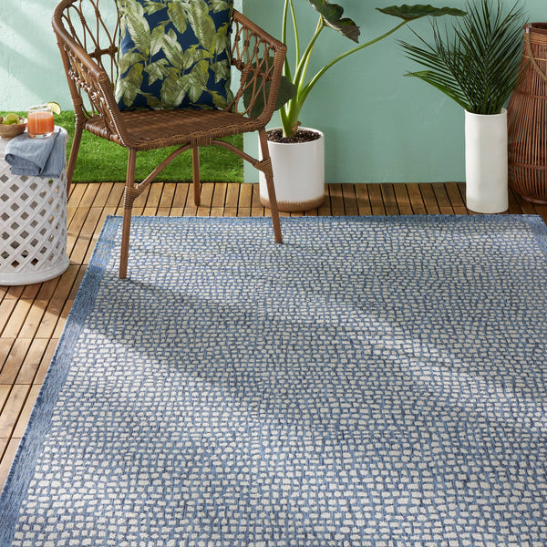 Tommy Bahama Marlin Indoor/Outdoor Area Rug - 5'3"x7'3" - Blue