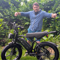 Electric Bike for Adults, 750W Peak 1500W Motor, 20"x4" Fat Tire E Bicycle, Hydraulic Disc Brakes, E Mountain Bike, 48V/15AH UL2849, App Control