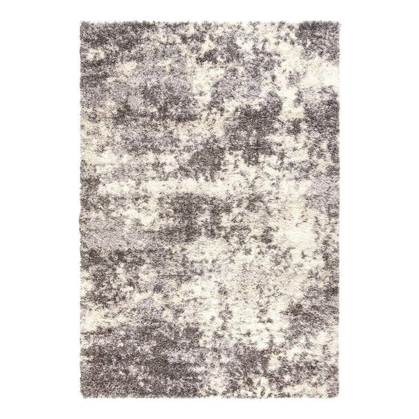 Gertmenian Anjou Patmos Gray 9 ft. x 13 ft. Abstract Shag Indoor Area Rug