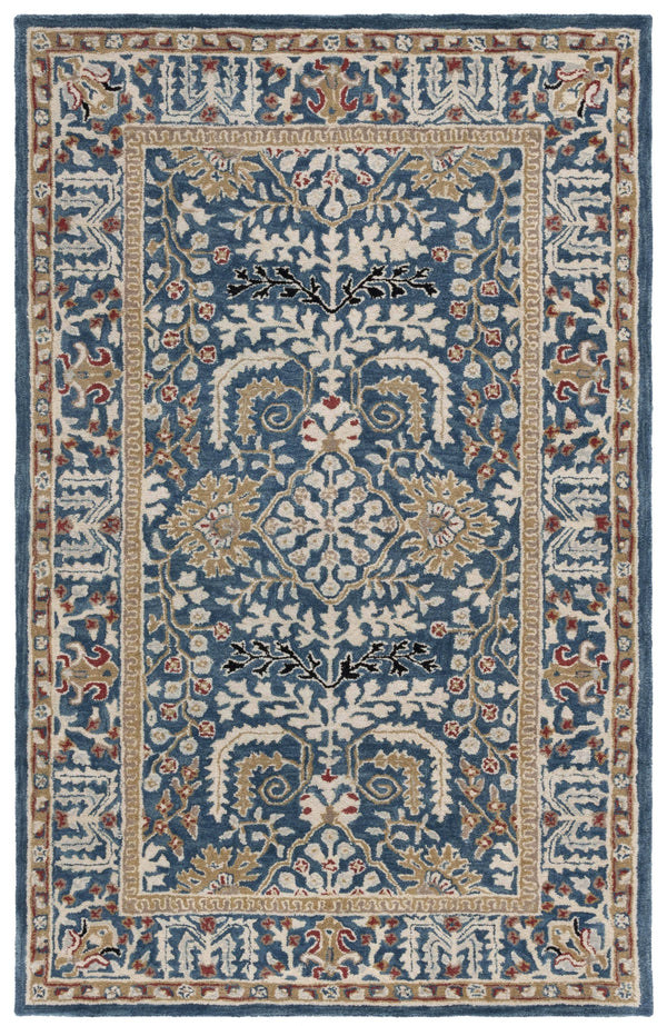 Safavieh Antiquity Nellie 6' Square Area Rug In Dark Blue