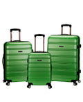 Rockland Luggage Melbourne 3 Piece Hardside Luggage Set, F160
