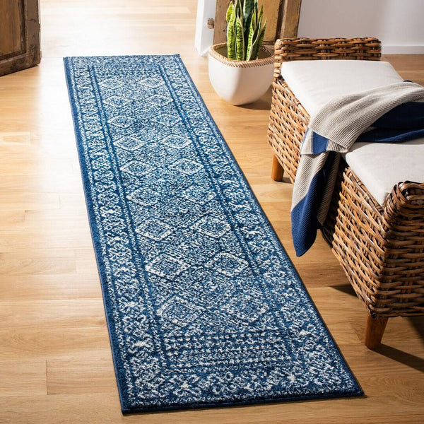 Callista Southwestern Navy/Ivory Area Rug Bungalow Rose Rug Size: Runner 2 x 7