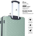 Travelhouse 4 Piece Hardshell Luggage Set Hardside Lightweight Suitcase with TSA Lock Spinner Wheels.(Blue)