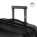 (2 Pack) PUR by Ifly Hardside 28" Checked Luggage, Black