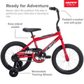 Huffy 16 In. Rock It Kids Bike for Boy Ages 4 and up, Child, Red