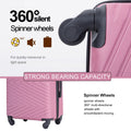Travelhouse 4 Piece Hardshell Luggage Set Hardside Lightweight Suitcase with TSA Lock Spinner Wheels.(Blue)