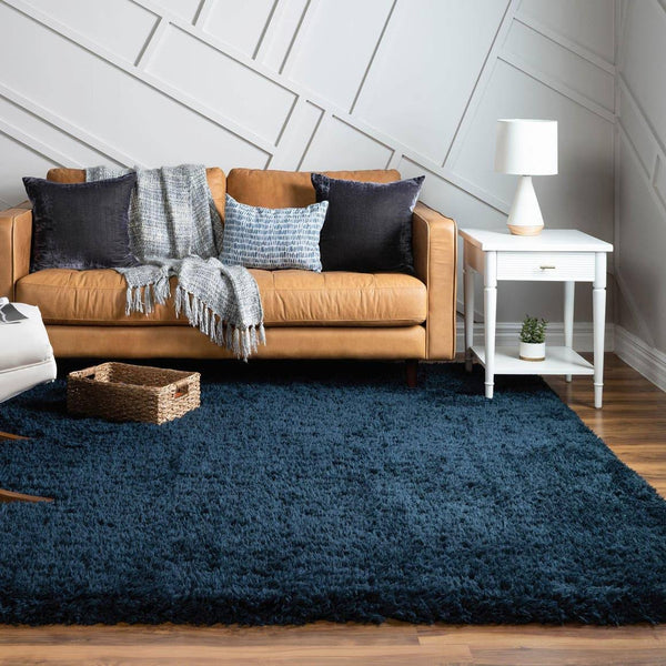 Infinity Shag Cobalt 8 ft Square Area Rug