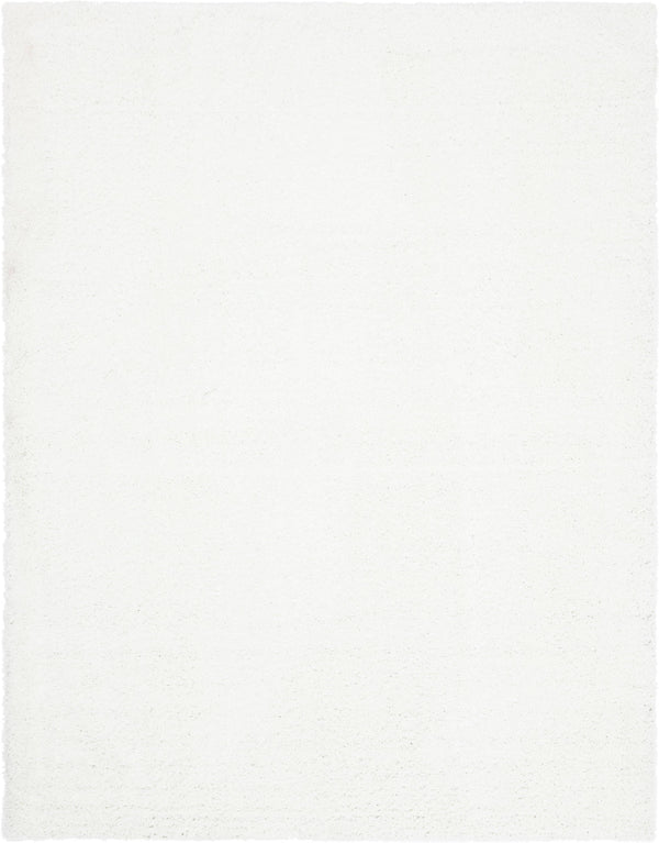 Unique Loom Davos Shag White 10 ft. x 13 ft. Area Rug