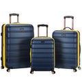Rockland Luggage Melbourne 3 Piece Hardside Luggage Set, F160