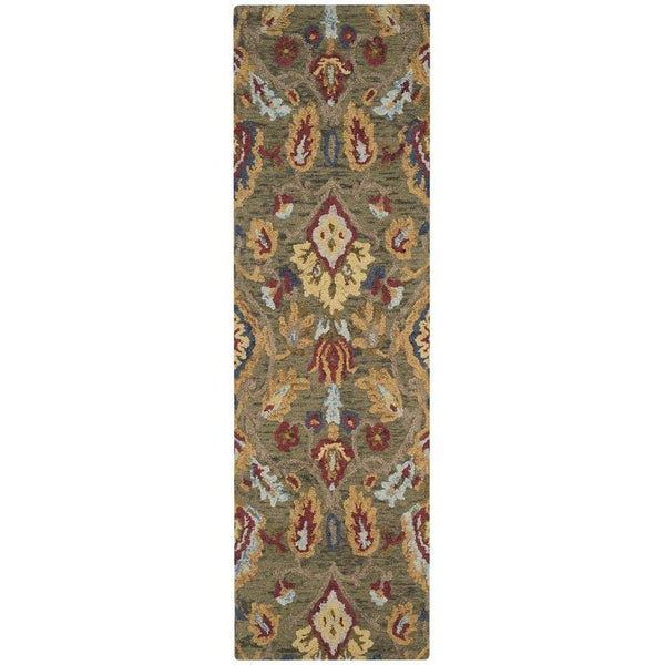 Safavieh Blossom, Green / Multi, 2'-3" x 14', Area Rug